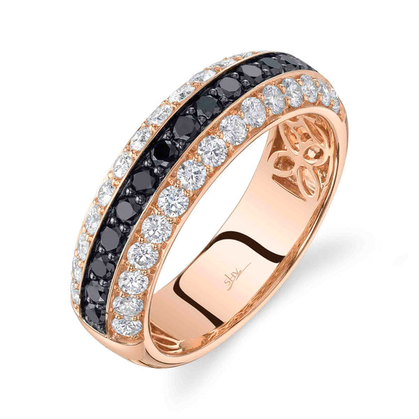1.87CT BLACK & WHITE DIAMOND MEN'S BAND