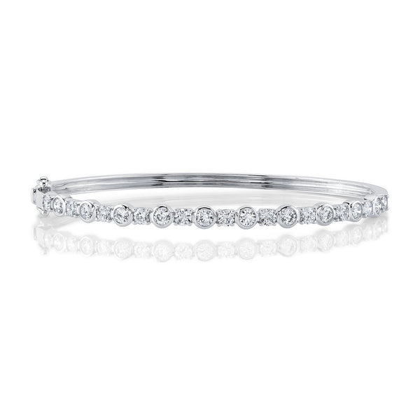 1.88CT DIAMOND BEZEL BANGLE