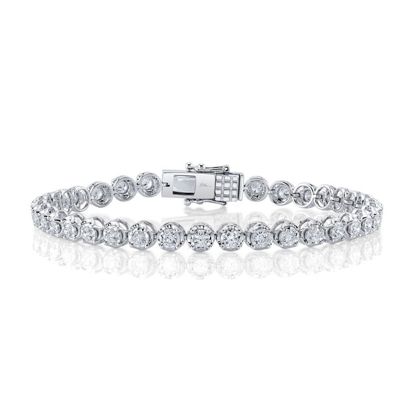 2.10CT DIAMOND TENNIS BRACELET