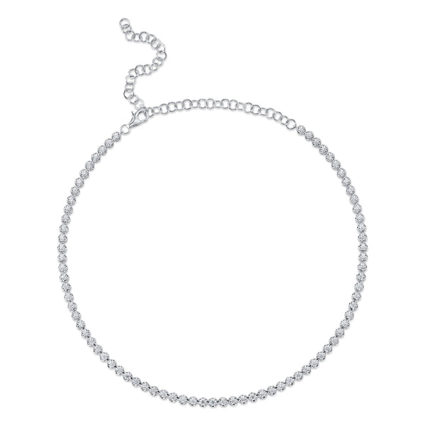 1.93CT DIAMOND TENNIS NECKLACE