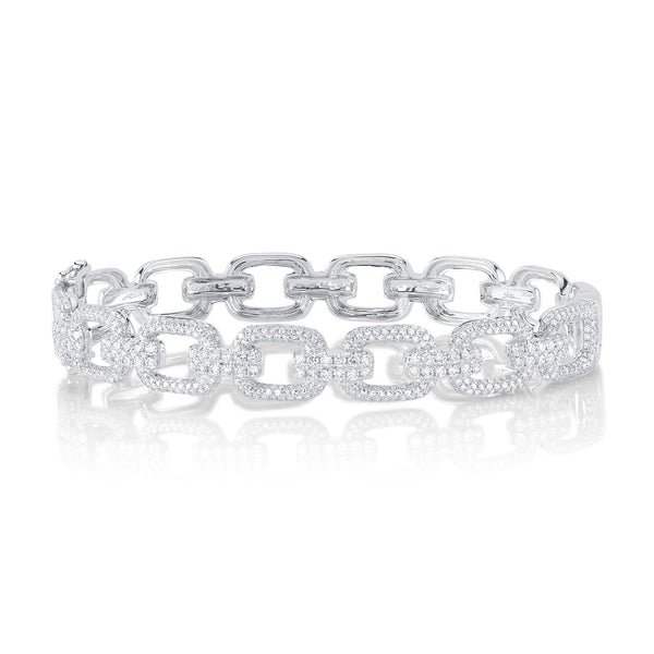 1.97CT DIAMOND LINK BANGLE