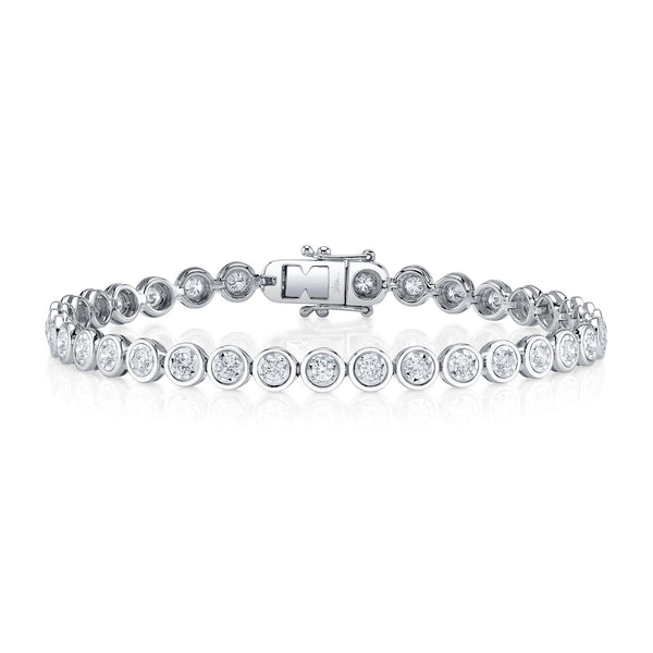 1.80CT DIAMOND BEZEL STELLA TENNIS BRACELET