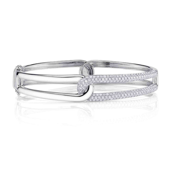 1.45CT DIAMOND PAVE BANGLE
