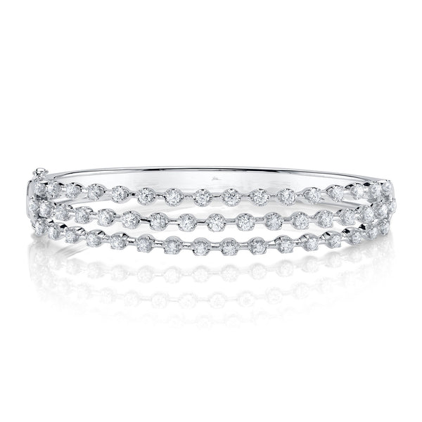 2.24CT DIAMOND CROWN SETTING BANGLE
