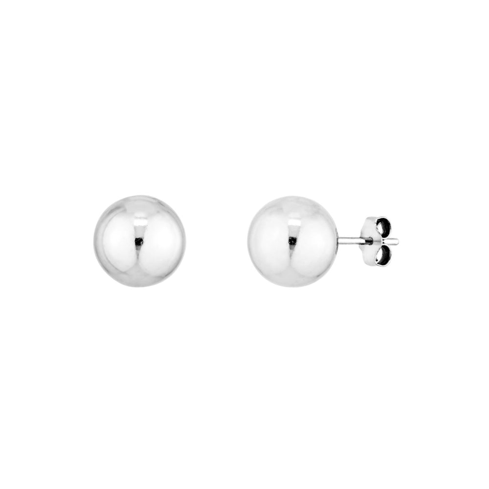 Sterling Silver Ball Stud Earrings