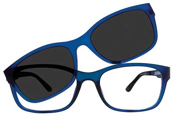 Vivid Lightweight w/ Magnetic Clip 6014 Eyeglasses