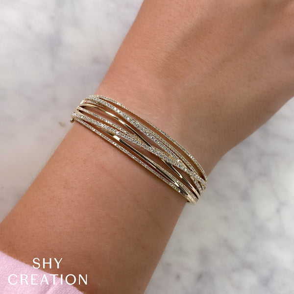 1.64CT DIAMOND BRIDGE BANGLE SC55025360ZS