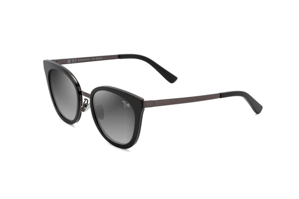 Maui Jim - Wood Rose (Black Gloss w/ Dark Gunmetal)