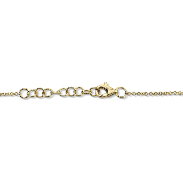Shy Creation 0.04Ct Diamond Pave Heart Bracelet SC55002977