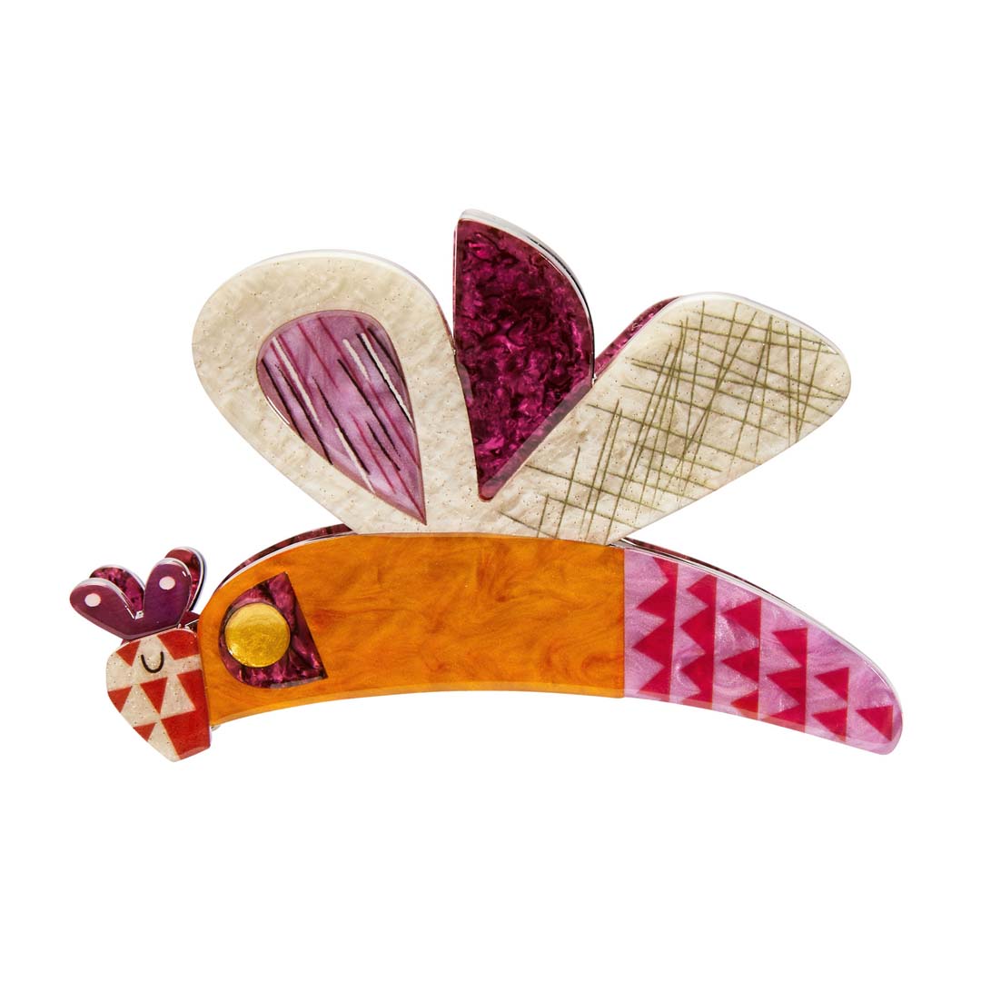 A Dragonfly Named Buzz Hair Clip Claw By Erstwilder X Clare Youngs