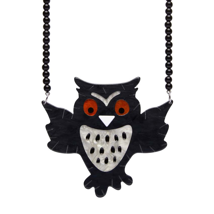 A Halloween Hoot Necklace By Erstwilder