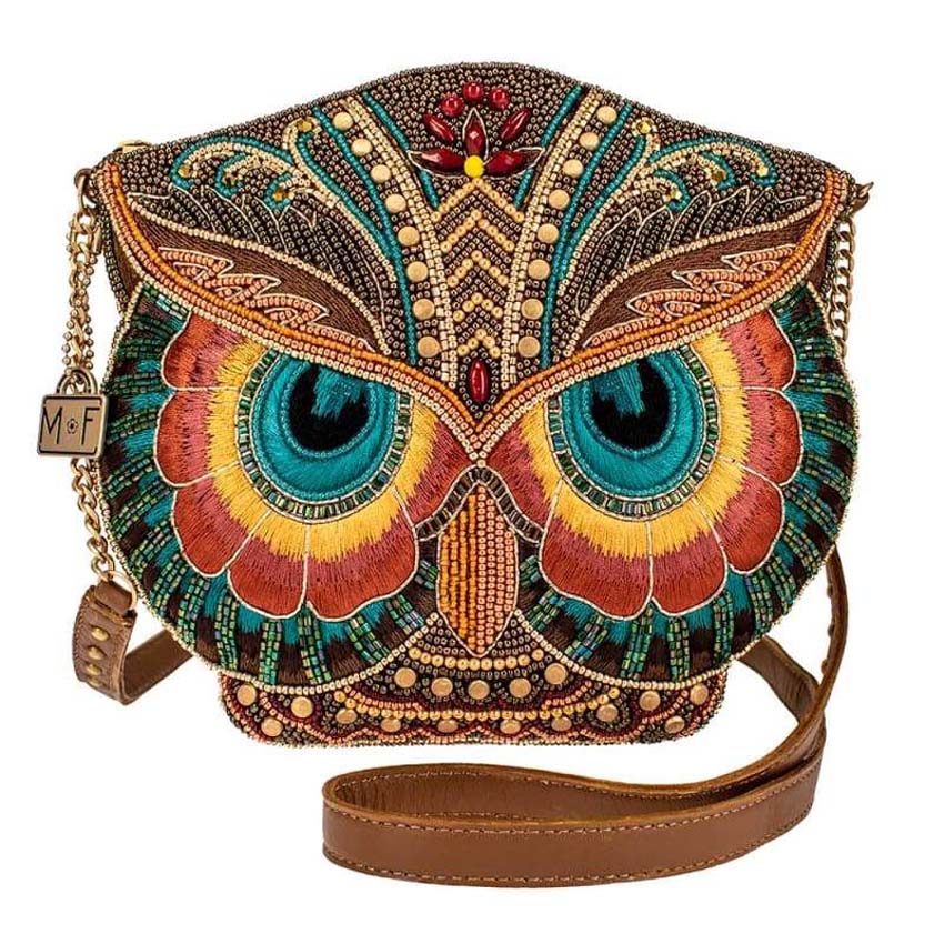 A Little Wiser Owl Crossbody Handbag By Mary Frances