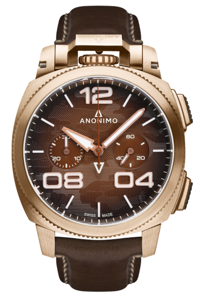 Anonimo Militare Automatic Chrono Brown Camouflage Bronze AM-1123.01.001.A04