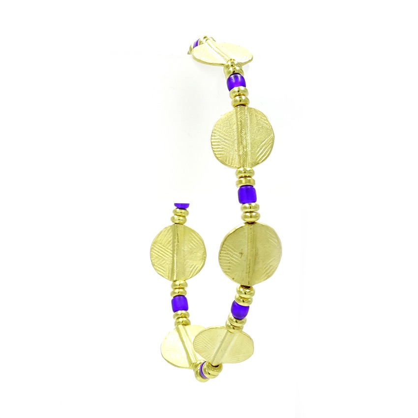 West African Akan Disc Bracelet By Museum Reproductions