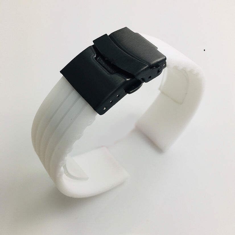Armani Compatible  White Silicone Replacement Watch Band Strap #4435