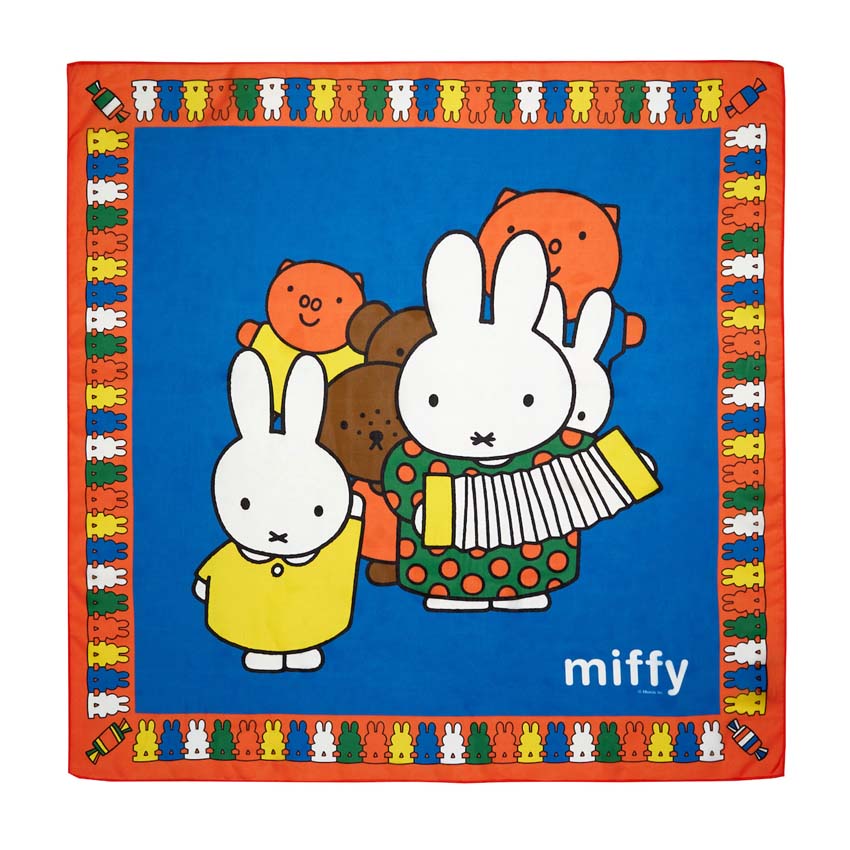 Aunt Alice's Party Square Scarf By Erstwilder X miffy