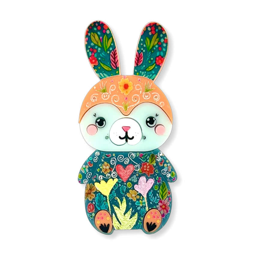 Bella The Bunny Brooch By Wintersheart