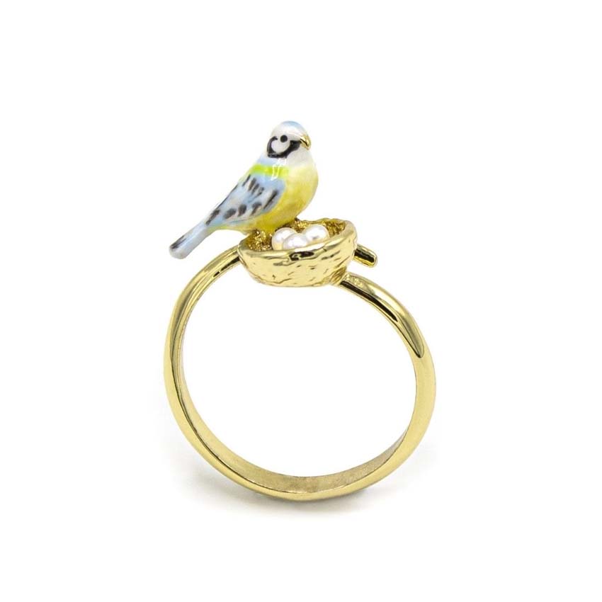 Blue Tit Bird Ring By Bill Skinner
