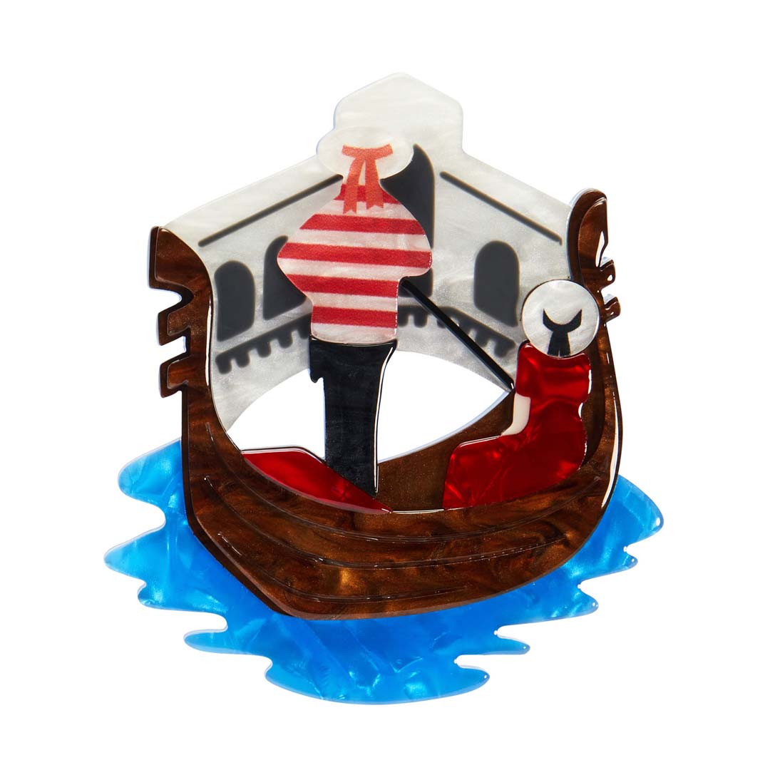 Canals of Venice Brooch By Erstwilder