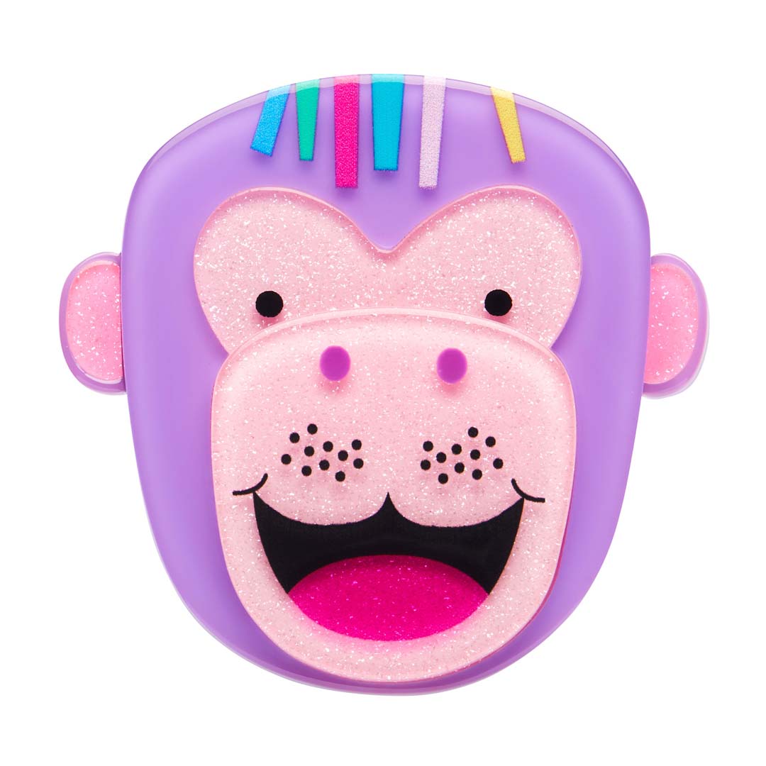 Charlie The Chimp Brooch By Erstwilder X Kasey Rainbow