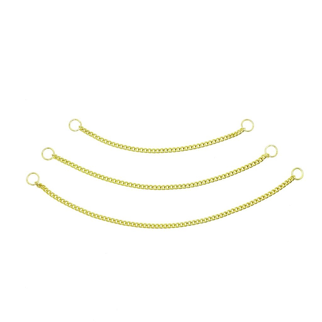 Gold Chatelain Pin Adaptor Or Replacement Chain - Choose Your length!