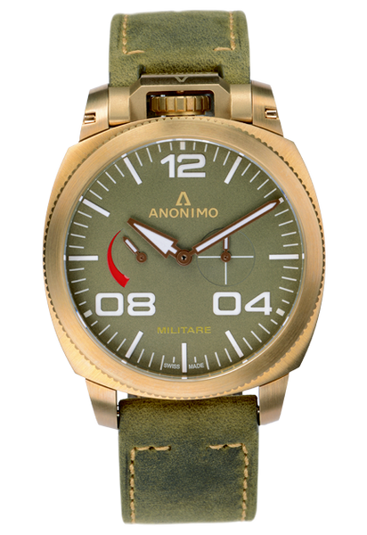 Anonimo Militare ALPINI Power Reserve  AM.1010.04.002.A01  // Pre-Owned