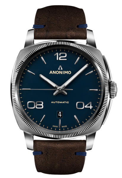 Anonimo EPURATO Automatic Stainless Steel Case Galvanic Mat Blue  AM-4000.01.108.K35