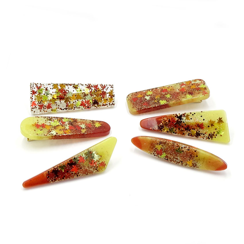 Falling Leaves Hair Clips - Choose Your Style!
