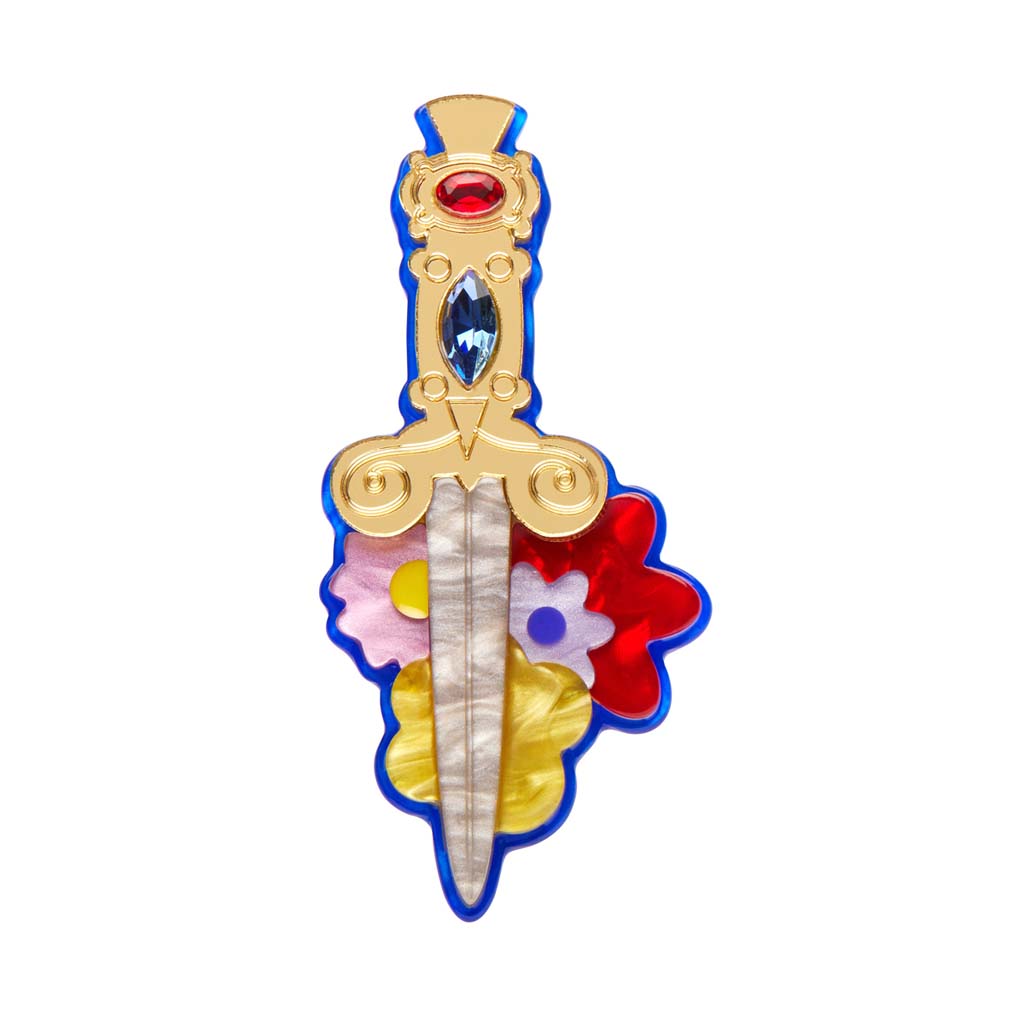 Double-Edged Delight Brooch By Erstwilder