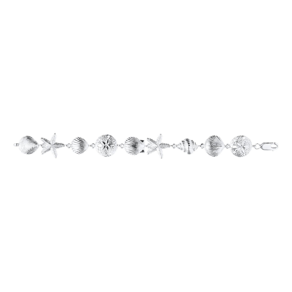 Sterling Silver Sea Life Bracelet