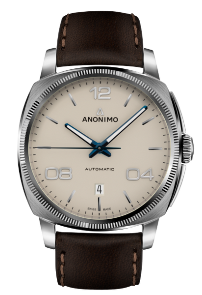 Anonimo EPURATO Automatic Stainless Steel Case Galvanic Sunray Cream Dial AM-4000.01.310.W42