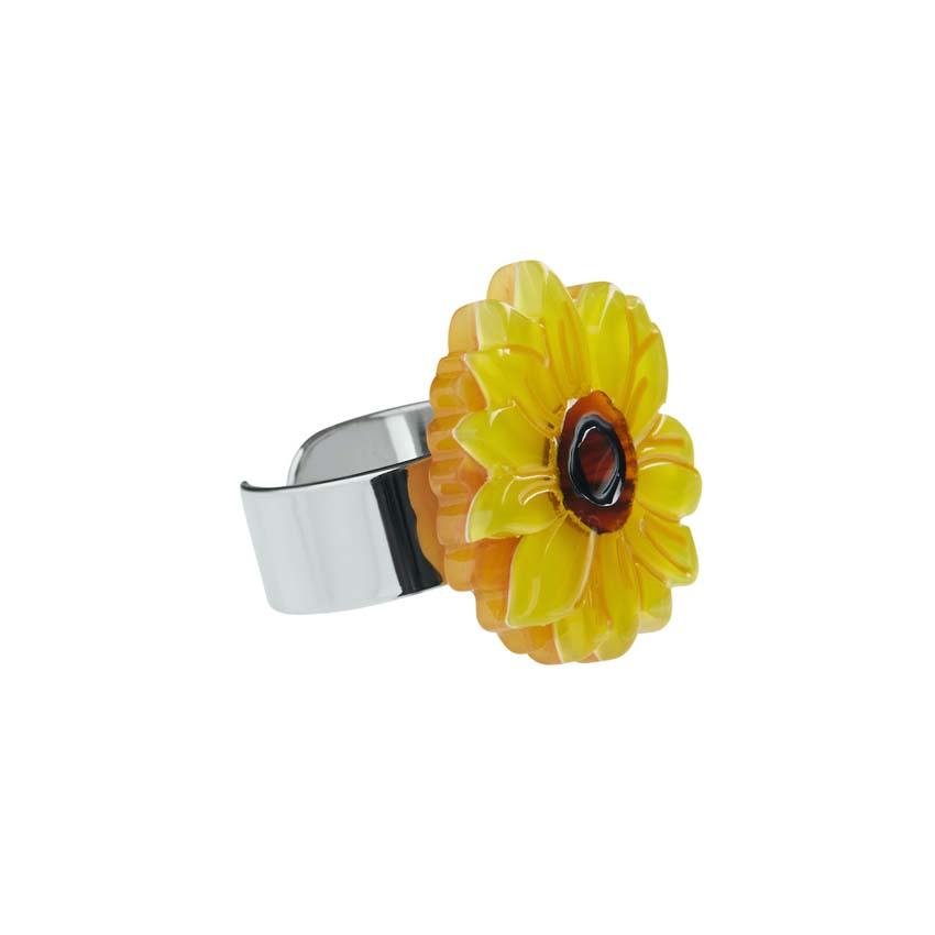 Follow The Sun Statement Ring By Erstwilder - Pick Your Size!