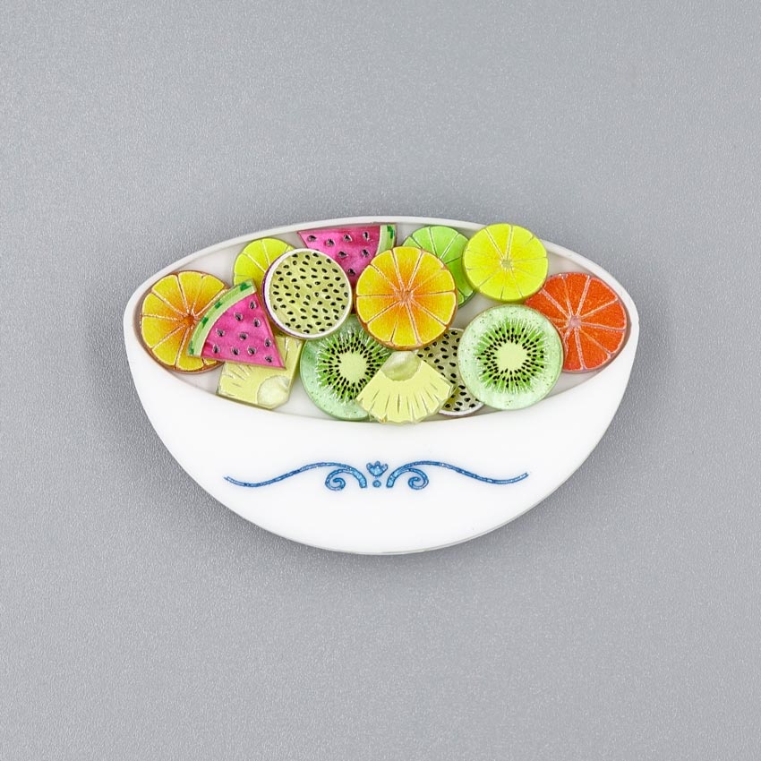 Fruit Salad Brooch By Wintersheart