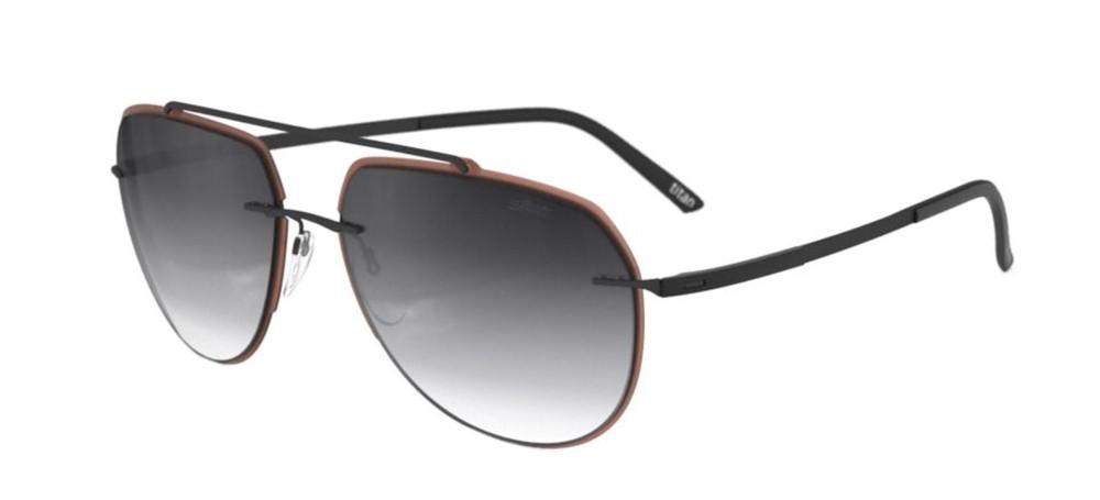 ACCENT SHADES 8719 Brown Pilot Sunglasses