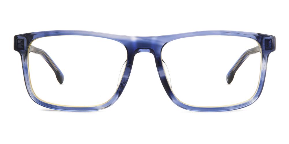 C FLEX 04/G Blue Rectangle Eyeglasses