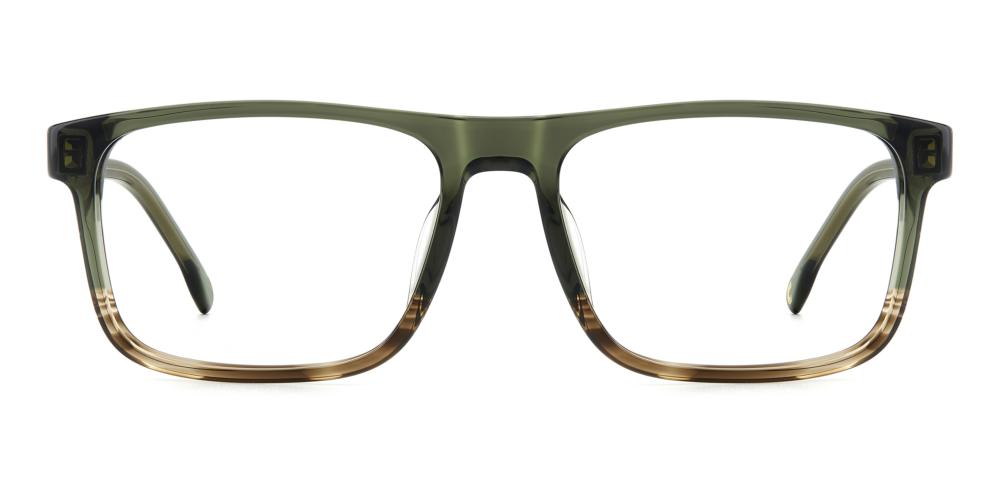 C FLEX 04/G Green Rectangle Eyeglasses