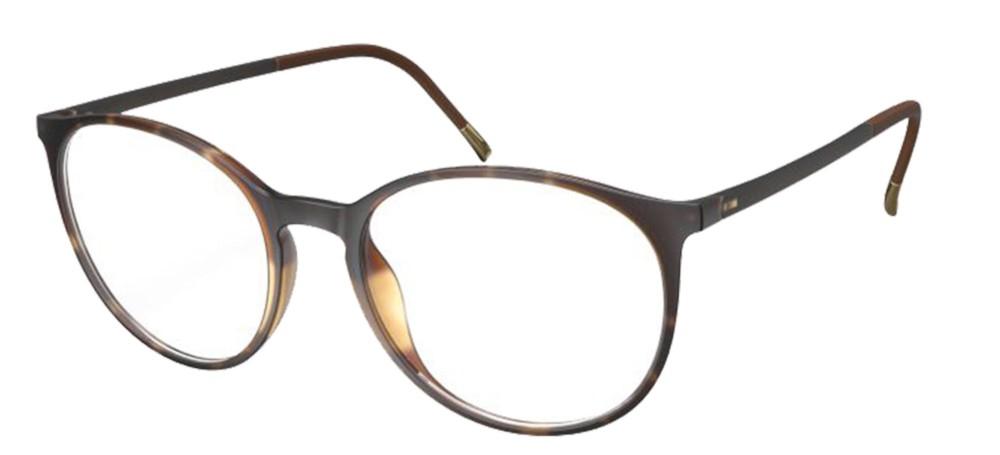 SPX ILLUSION 2936 Havana Round Eyeglasses
