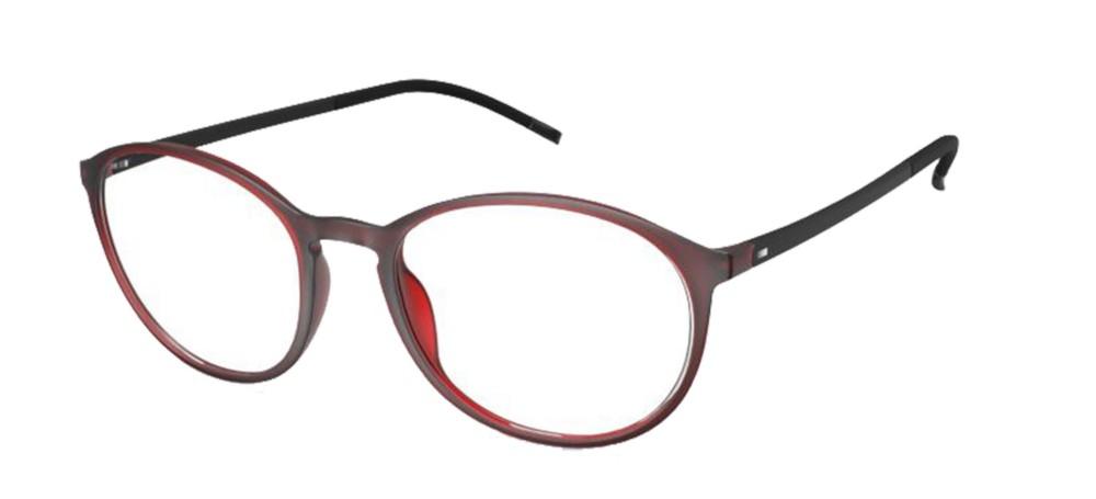 SPX ILLUSION 2940 Red Round Eyeglasses