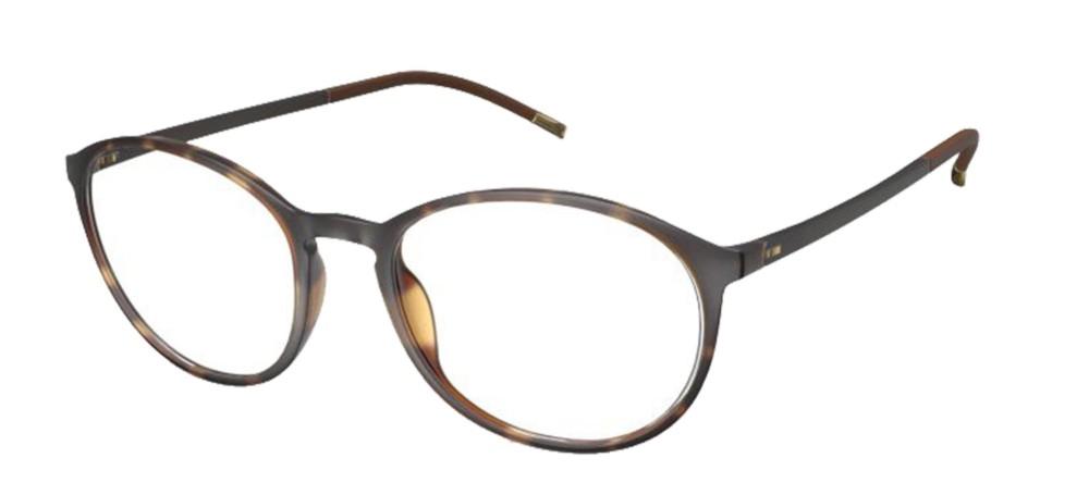 SPX ILLUSION 2940 Brown Round Eyeglasses