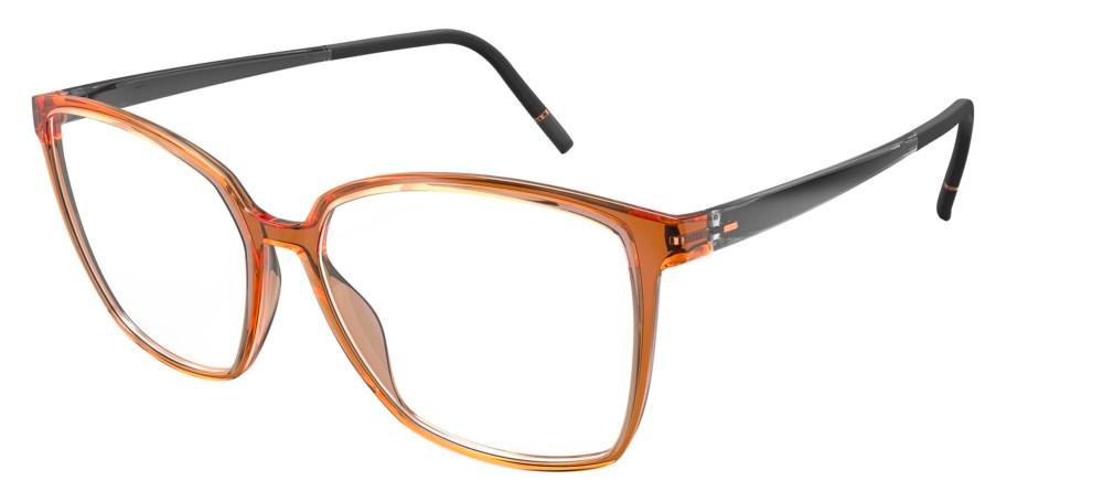 VIVID SKY FR FULLRIM 1613 Brown Geometric Eyeglasses