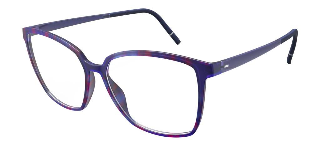 VIVID SKY FR FULLRIM 1613 Blue Geometric Eyeglasses