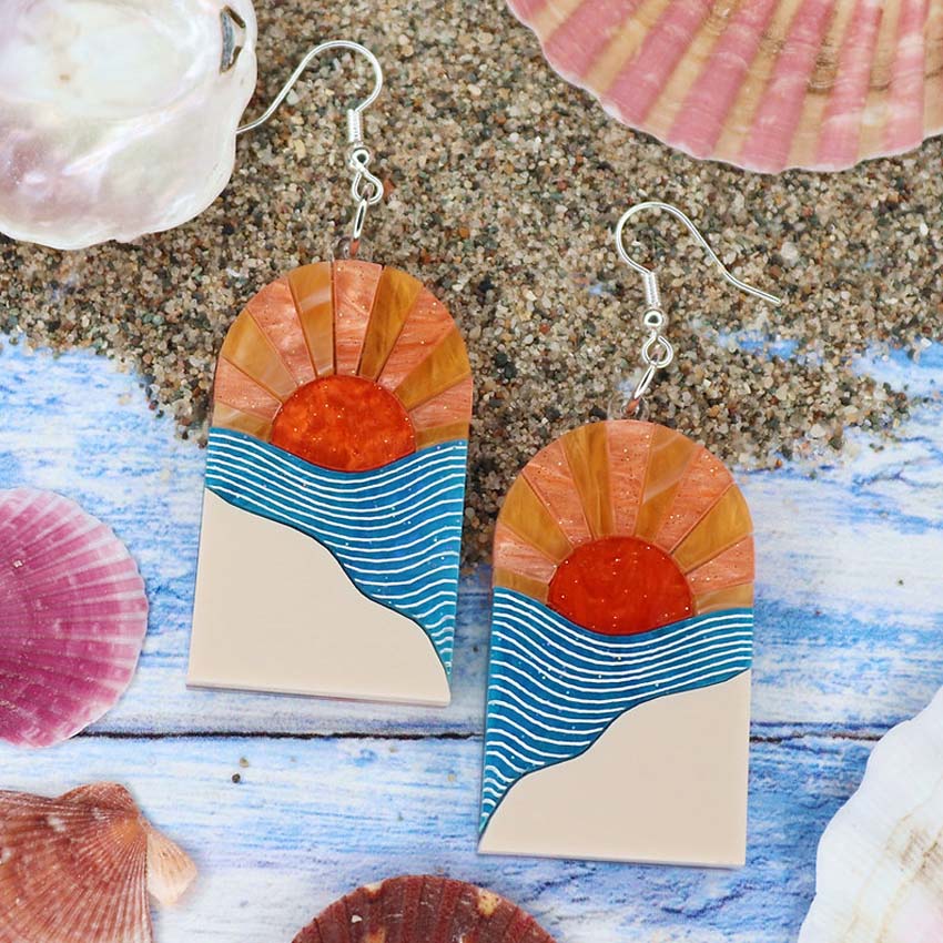 Sunset Earrings By Kimchi And Coconut
