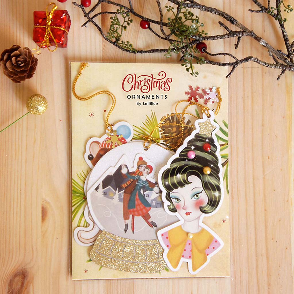 Christmas Ornaments By Laliblue - Choose Your Set Of Three