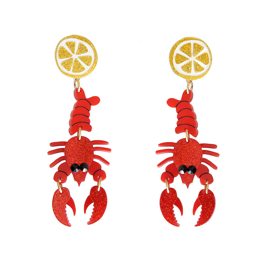 Lobster Earrings By Laliblue