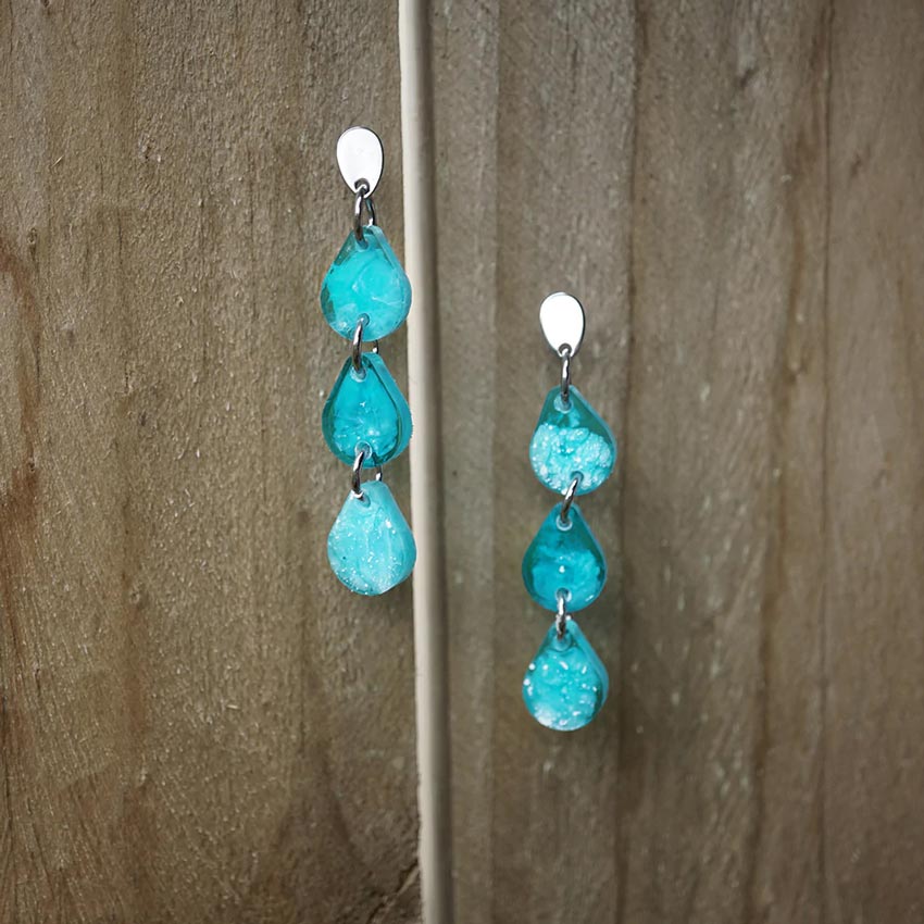 Droplet Earrings By Lost Kiwi Designs