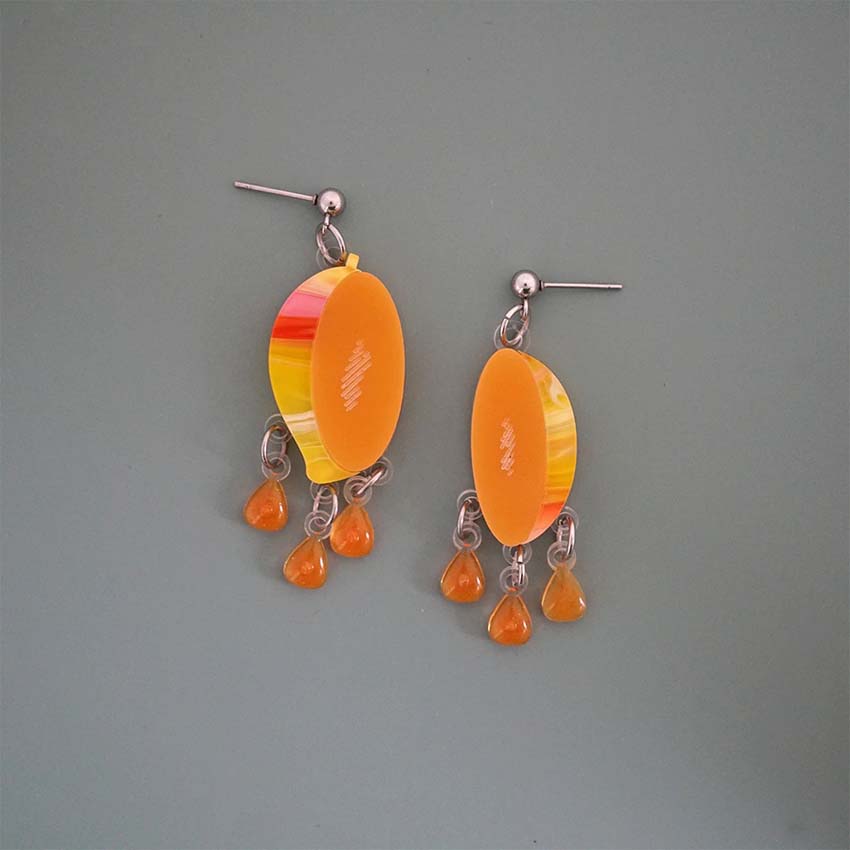 Mango Earrings By Lost Kiwi Designs