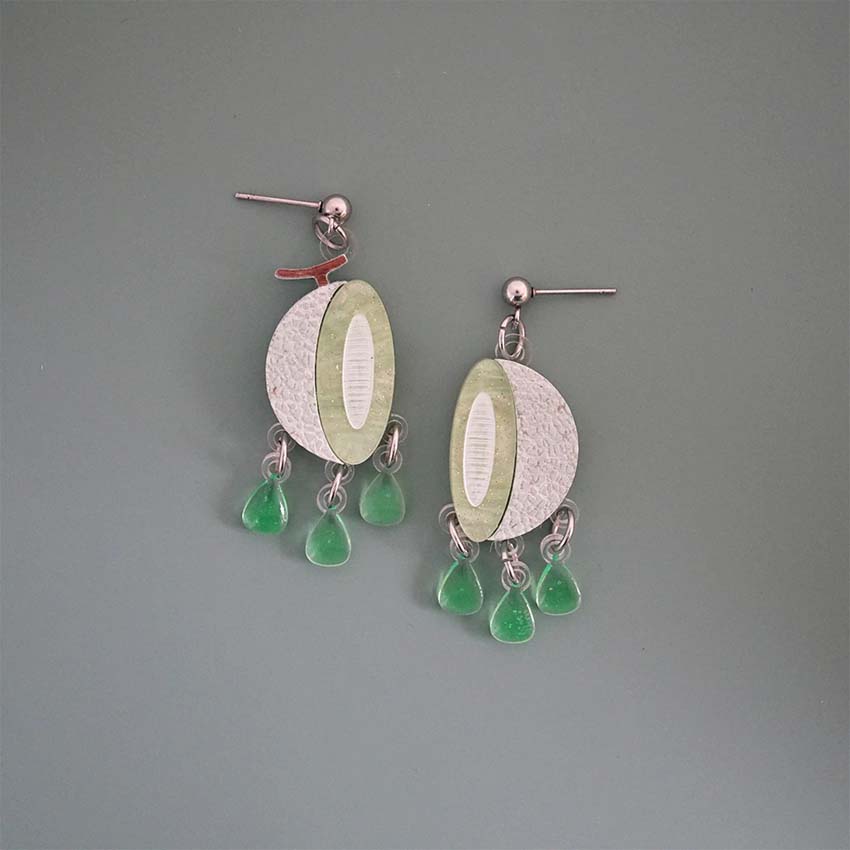 Melon Earrings By Lost Kiwi Designs