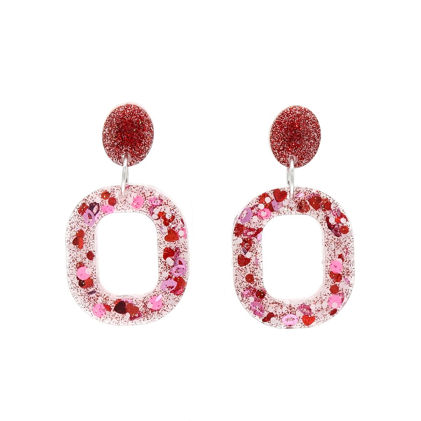 Love Is In the Air Resin Earrings