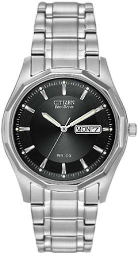 Men's Citizen Eco-Drive Stainless Steel Dress Watch BM8430-59E