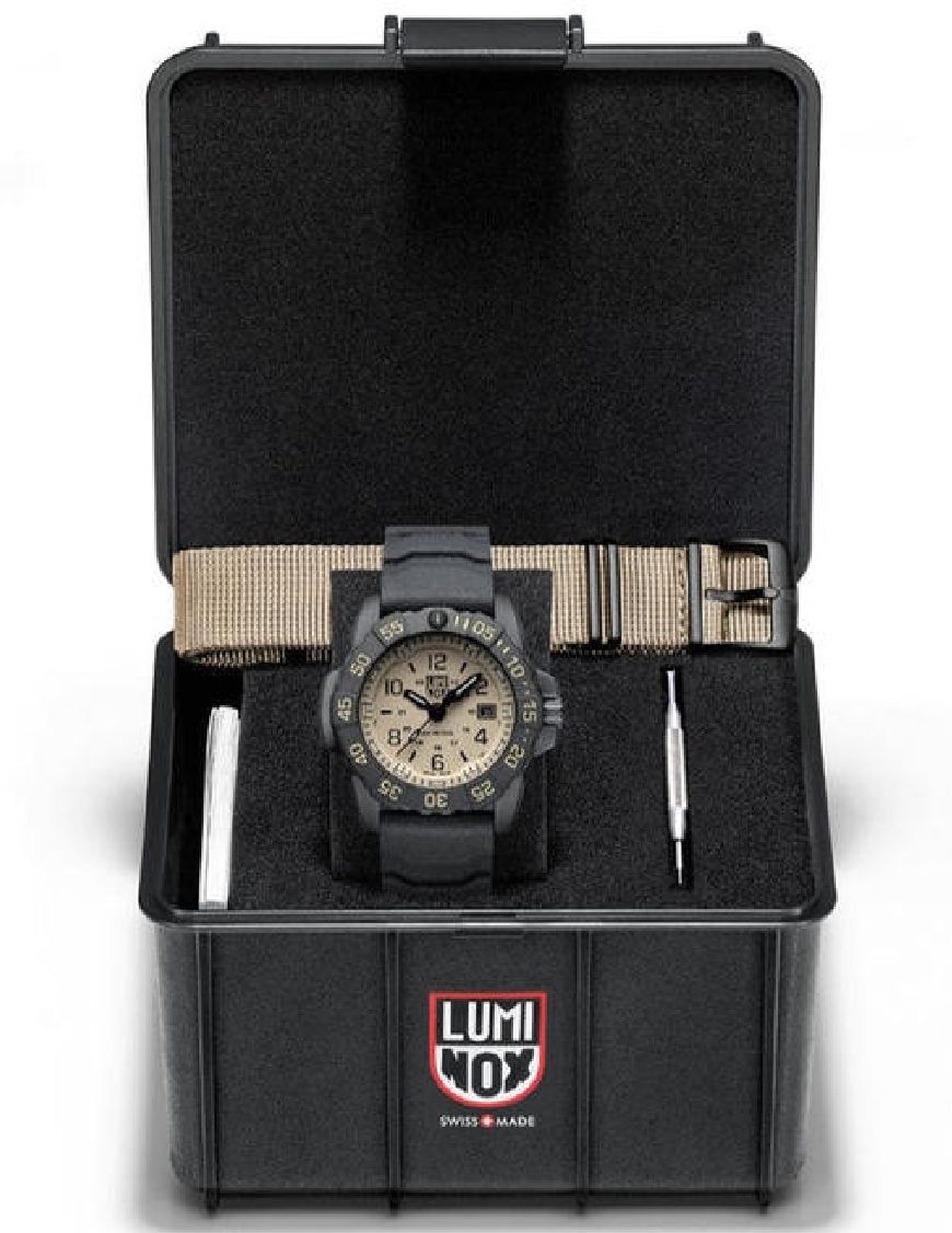 Men's Luminox Navy SEAL Foundation Diver's 45mm Military Watch 3251.CBNSF.SET